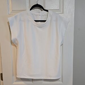 Lafayette 148 New York White Blouse